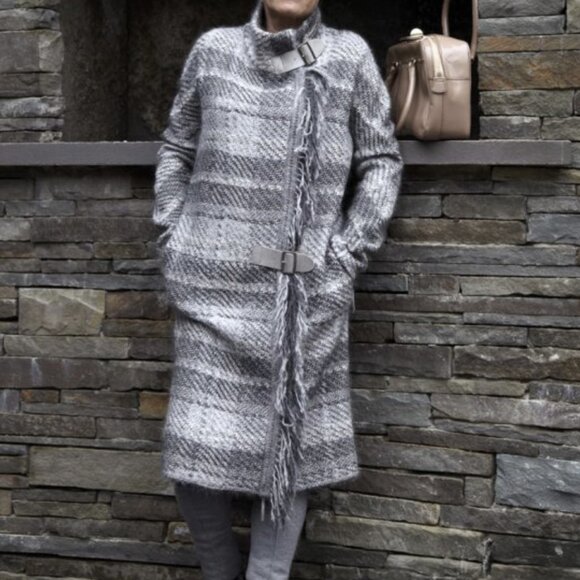 MaxMara Mohair Sweater Coat - Picture 4 of 16